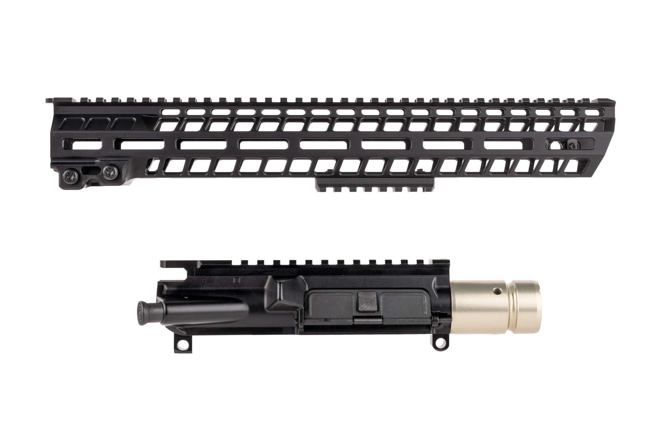 Geissele Automatics Border Patrol Center Tab MK20 Upper Kit - Assembled Upper - Black - 14.6" - BLEMULA